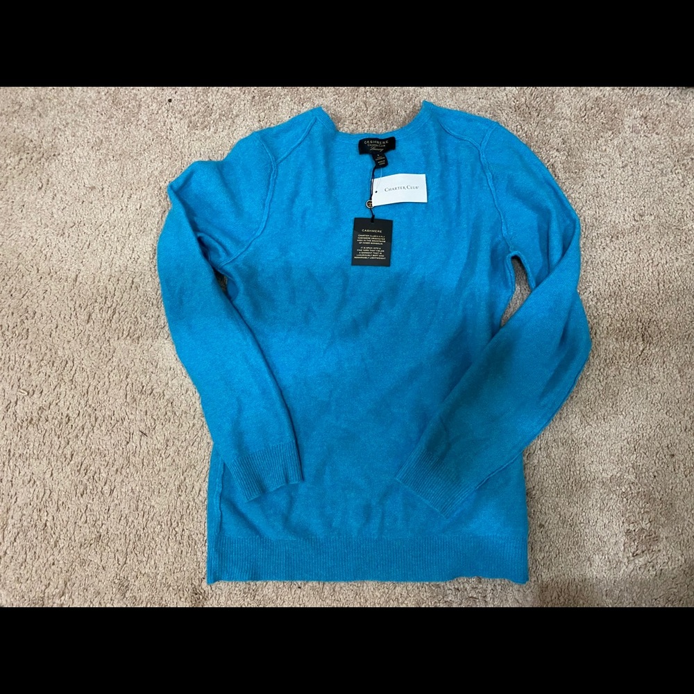 charter club luxury cashmere sweater